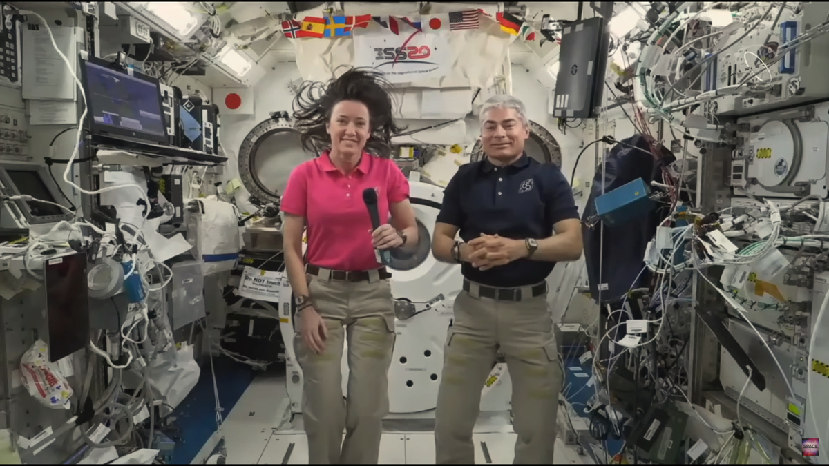 NASA astronauts Megan McArthur and Mark Vande Hei talk about life on the International Space Station with Space.com's Chelsea Gohd.