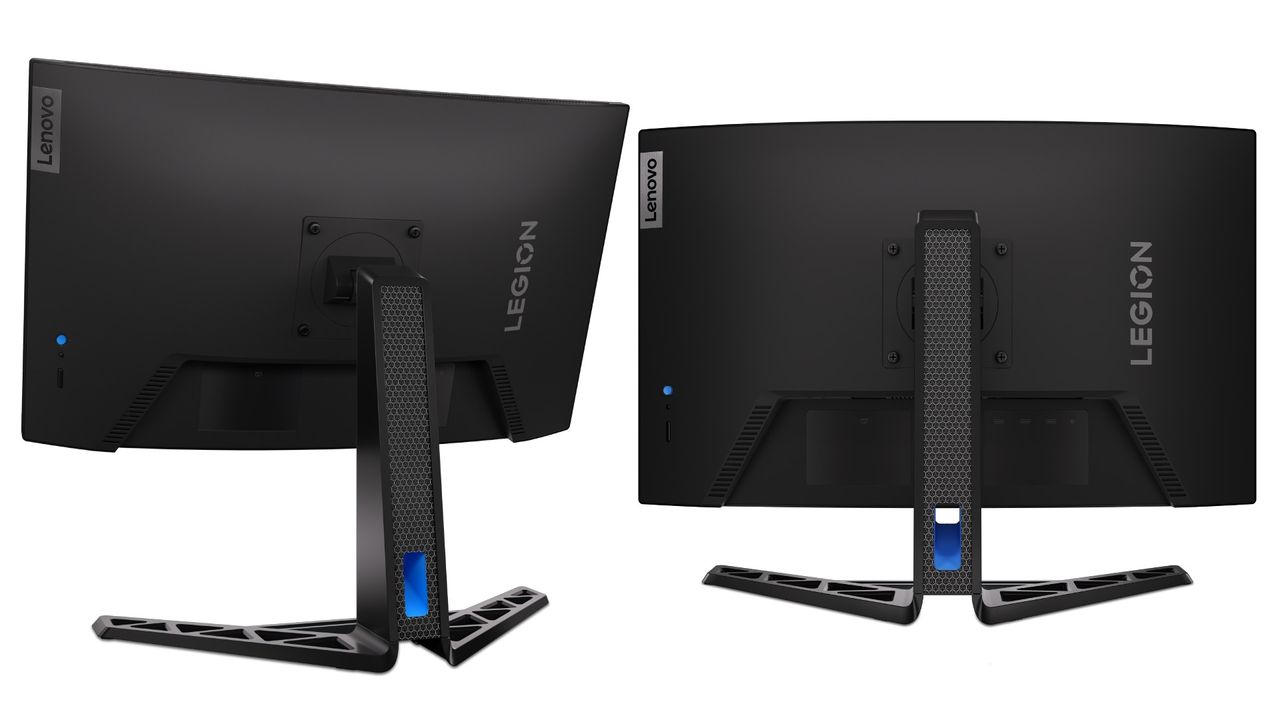 Image of the Lenovo Legion R27qc-30 gaming monitor.