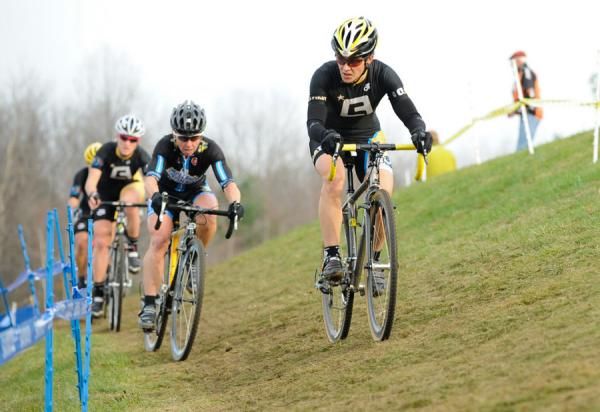 Smith gets ready to dive back onto the track
