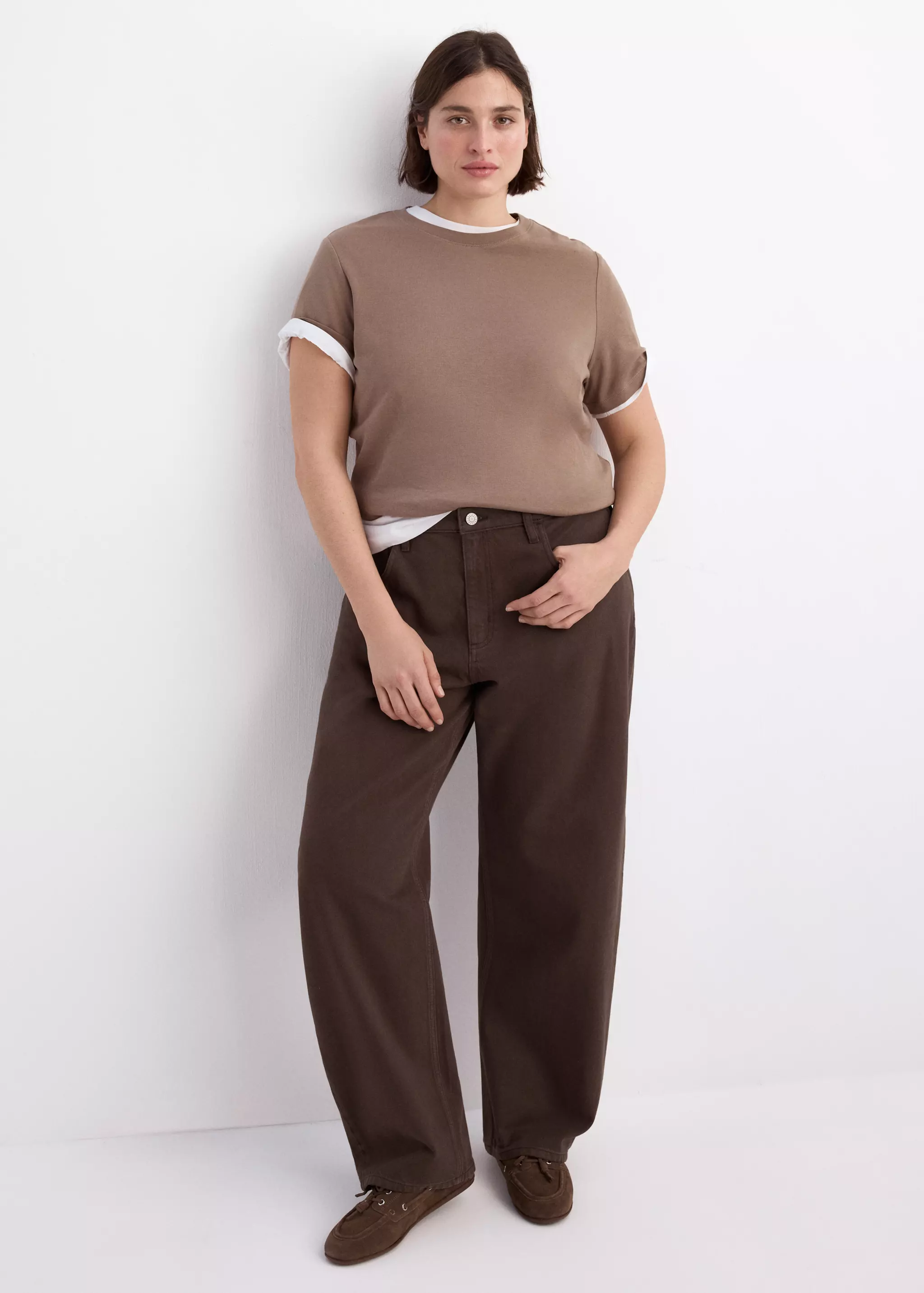 High-Waisted Barrel Jeans - Women | Mango United Kingdom