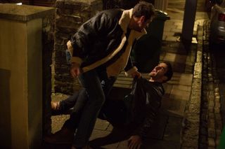 Martin and Kush come to blows in EastEnders