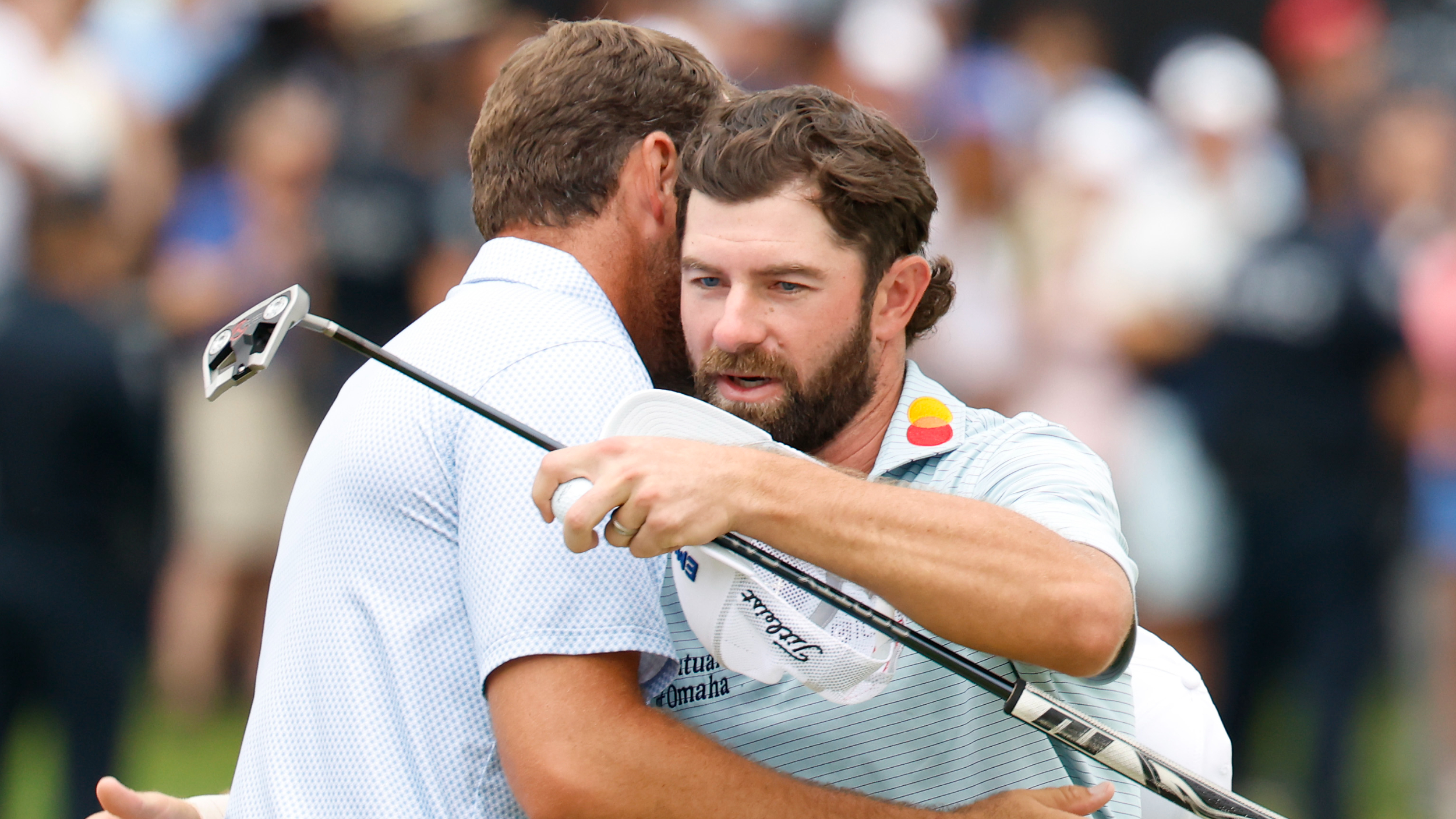 Scottie Scheffler and Cameron Young at the Cadillac Championship