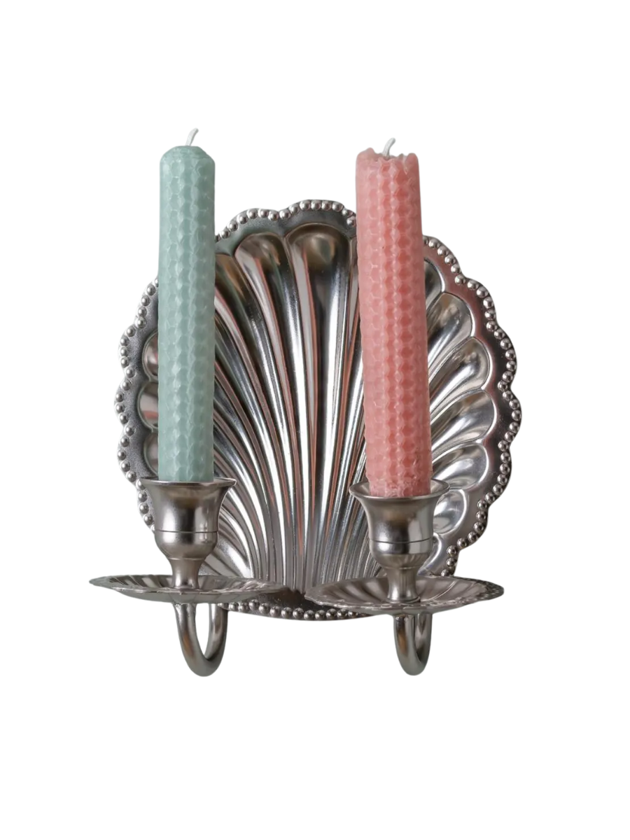 Shell Brass Wall Sconce