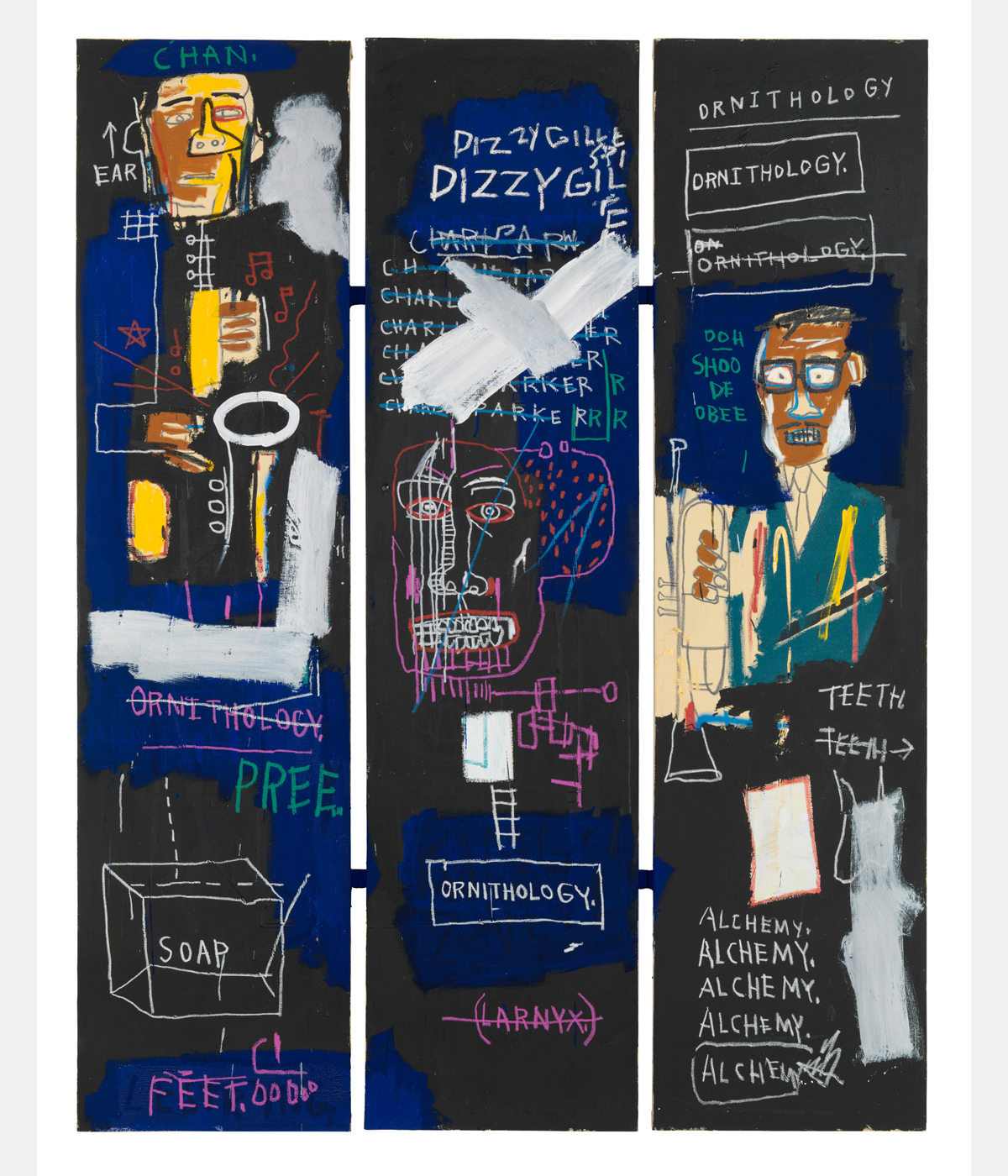 basquiat colourful pictures