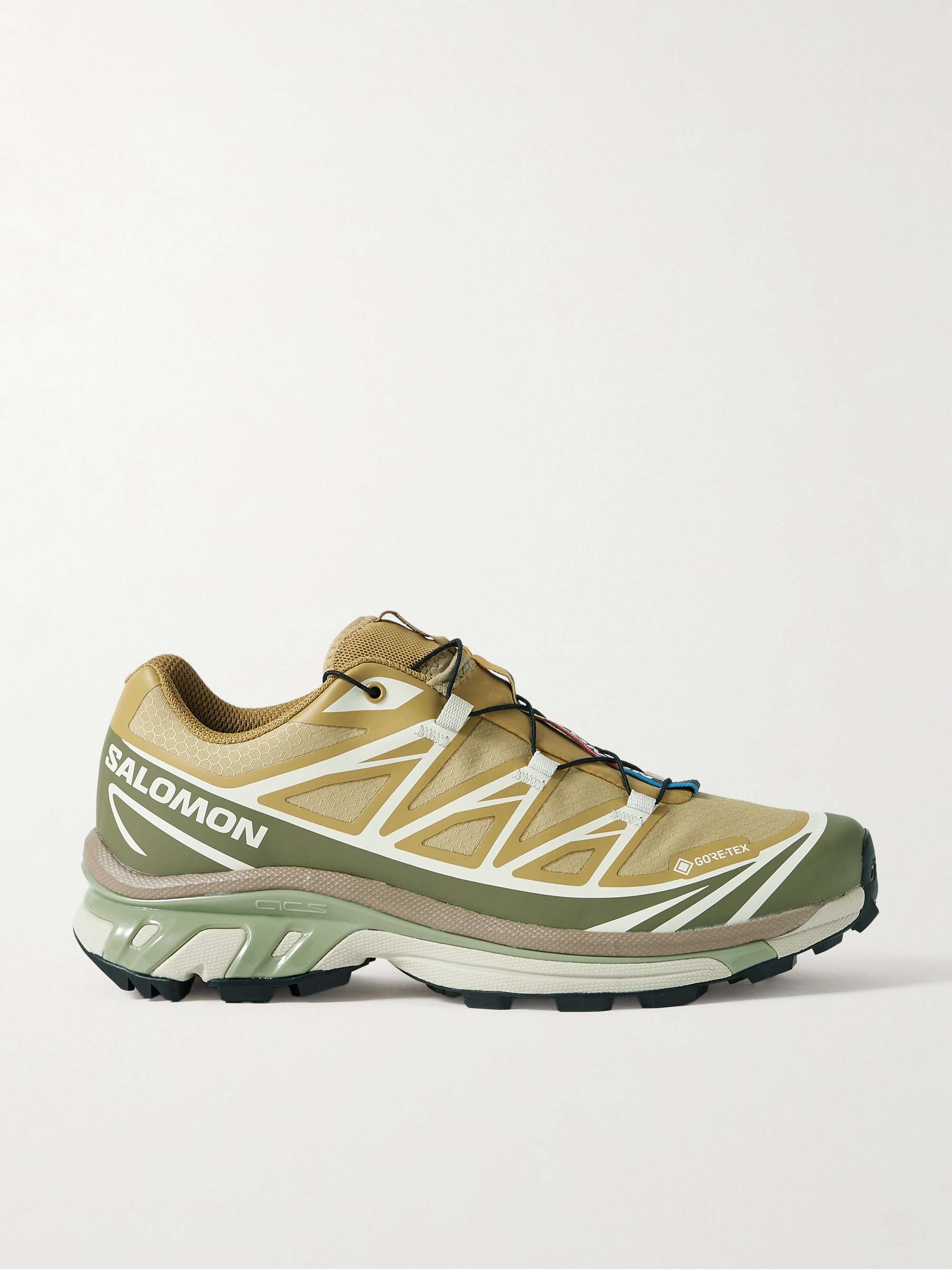 Xt-6 Gore-Tex Rubber-Trimmed Canvas-Jacquard Sneakers