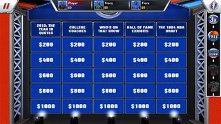 Sports Jeopardy Game Board