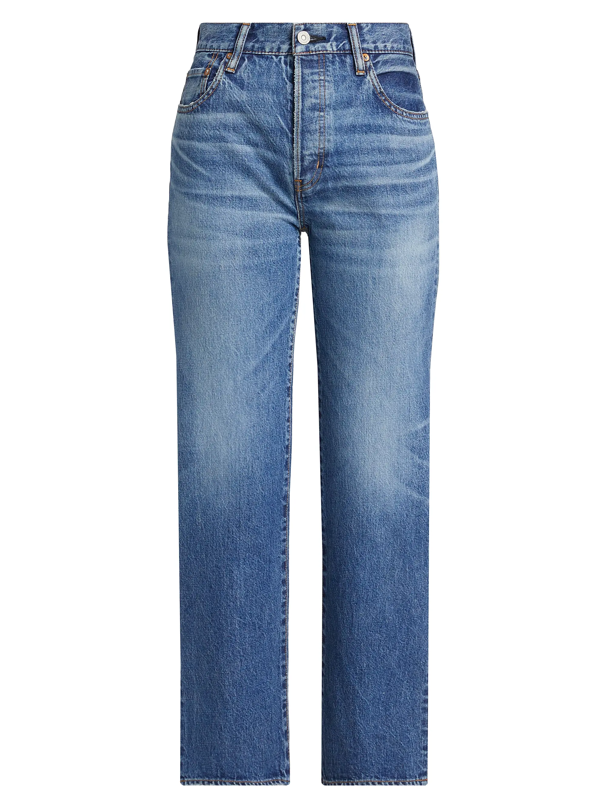 Sunset Straight Mid-Rise Jeans