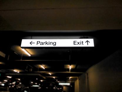 A parking sign.