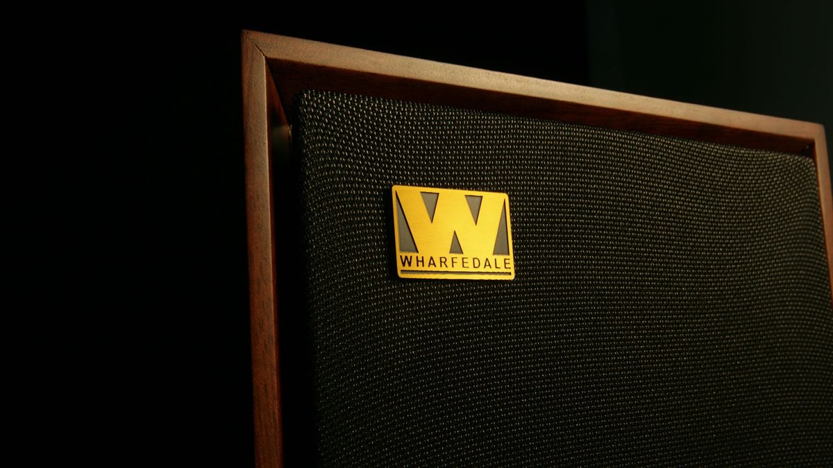 Wharfedale logo on Heritage Series speaker