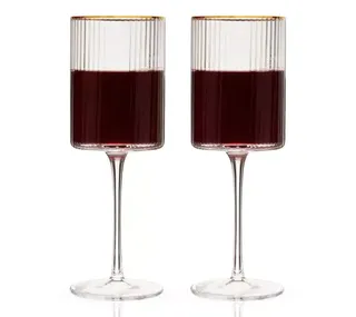 Viski Meridian Crystal Wine Glasses