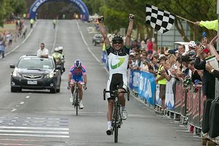 Victorian Simon Gerrans takes out the 2012 men's elite national road race championship in Buninyong.