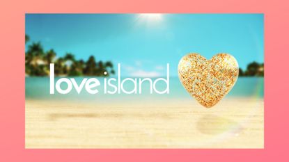 ITV Love Island logo in a pink template