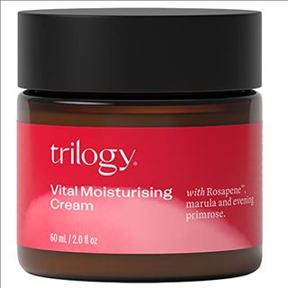 Trilogy Vital Moisturising Cream - 60 Ml - Moisturising Cream for Dry, Sensitive & Tired Skin, Vegan, Nourishing and Firming Skin Cream, 100% Natural Ingredients