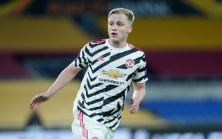 Manchester United midfielder Donny van de Beek