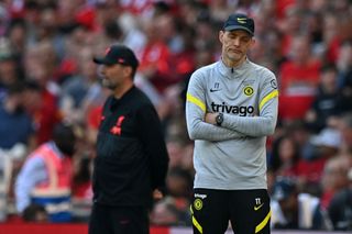 Liverpool's Jurgen Klopp and Chelsea's Thomas Tuchel