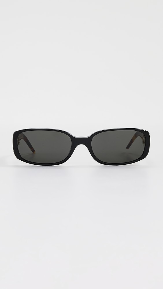 Casablanca Oval Stripe Acetate Sunglasses