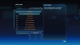 The original Mass Effect journal, with more detailed desctiptions
