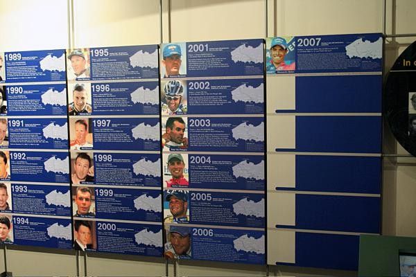 The wall of fame. Whose face will be added this April?