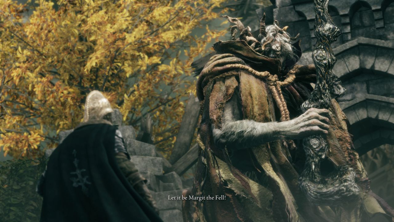Margit the Fell in Elden Ring