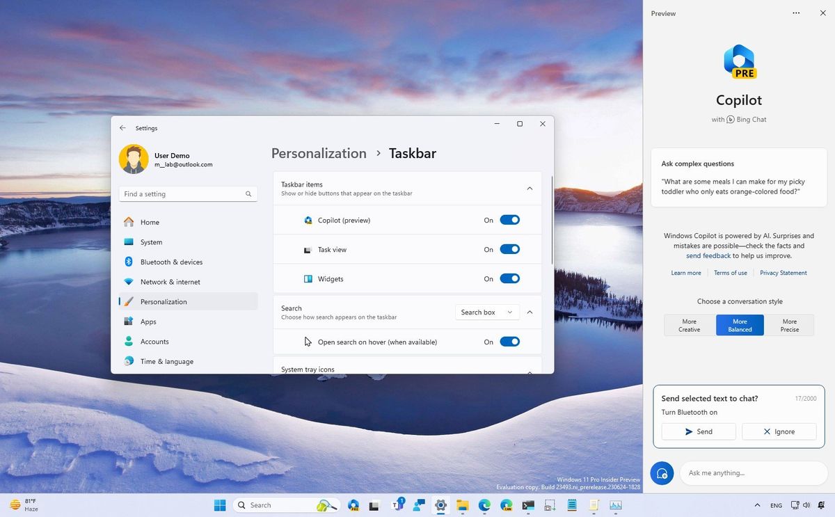 Windows 11 Copilot: Getting started interacting with the chatbot (preview)  Windows Central