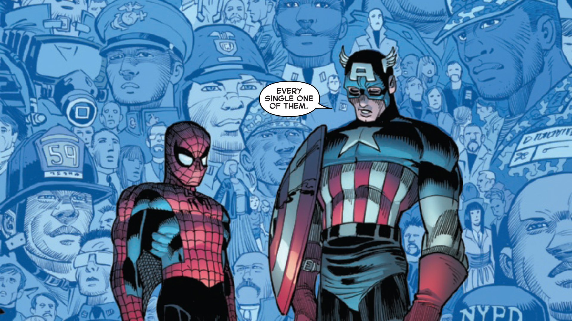 Captain America and Spider-Man pay tribute to the victims of September 11 attacks on its 20th anniversary | GamesRadar+