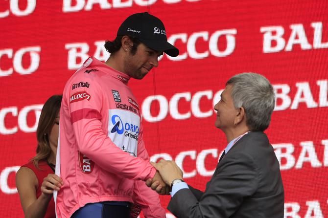 Michael Matthews (Orica-GreenEdge) gets another pink jersey