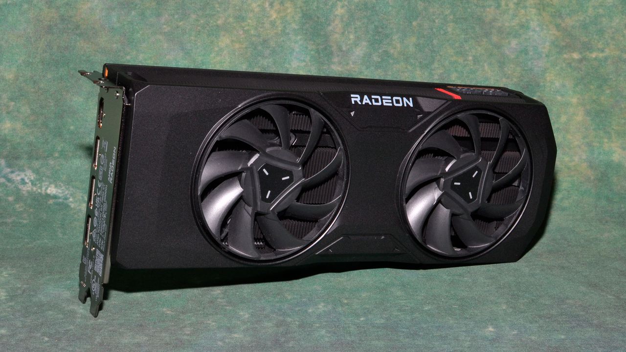 AMD Radeon RX 7800 XT reference card photos