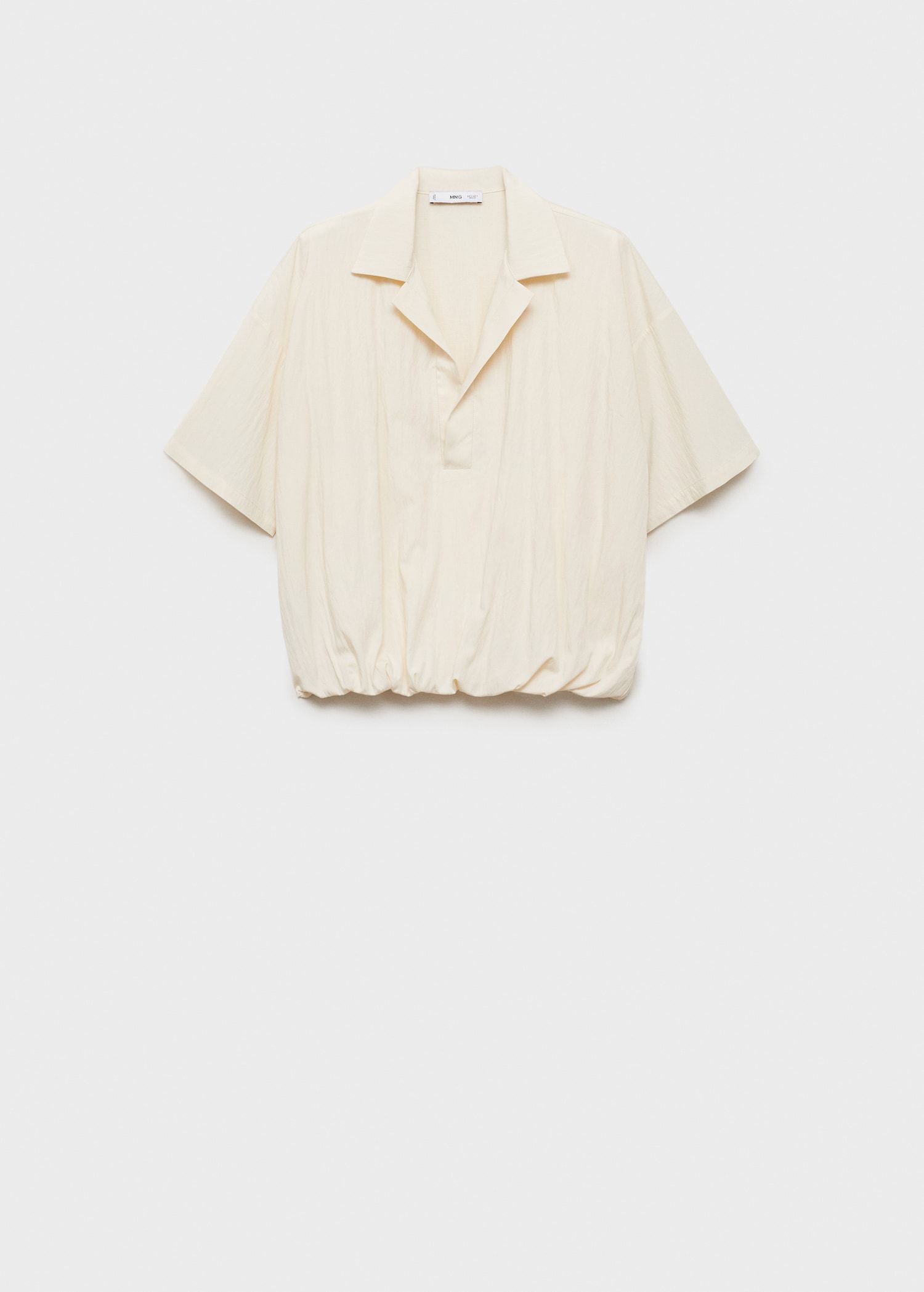 Crop Puffed Shirt - Women | Mango United Kingdom