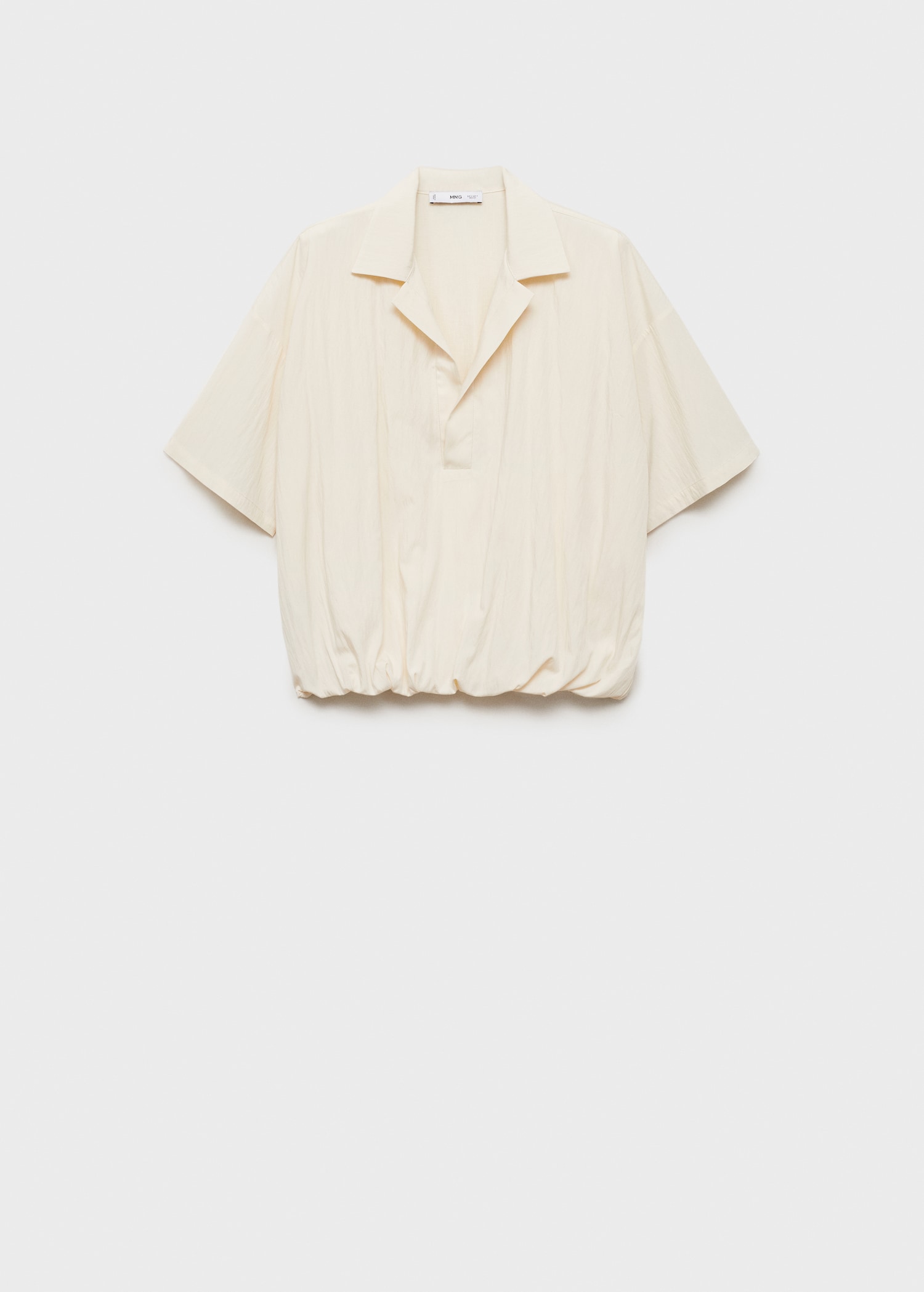 Crop Puffed Shirt - Women | Mango United Kingdom