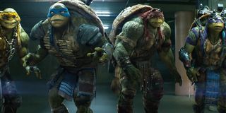 The turtles in Teenage Mutant Ninja Turtles