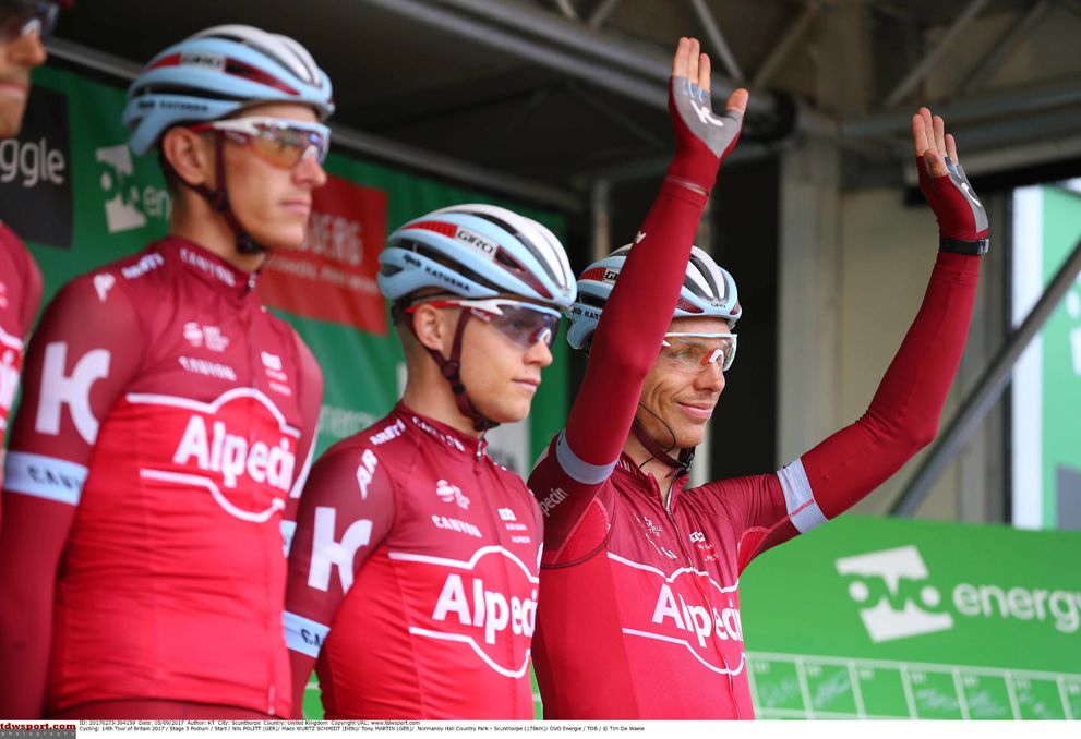Team Katusha ahead of stage 3