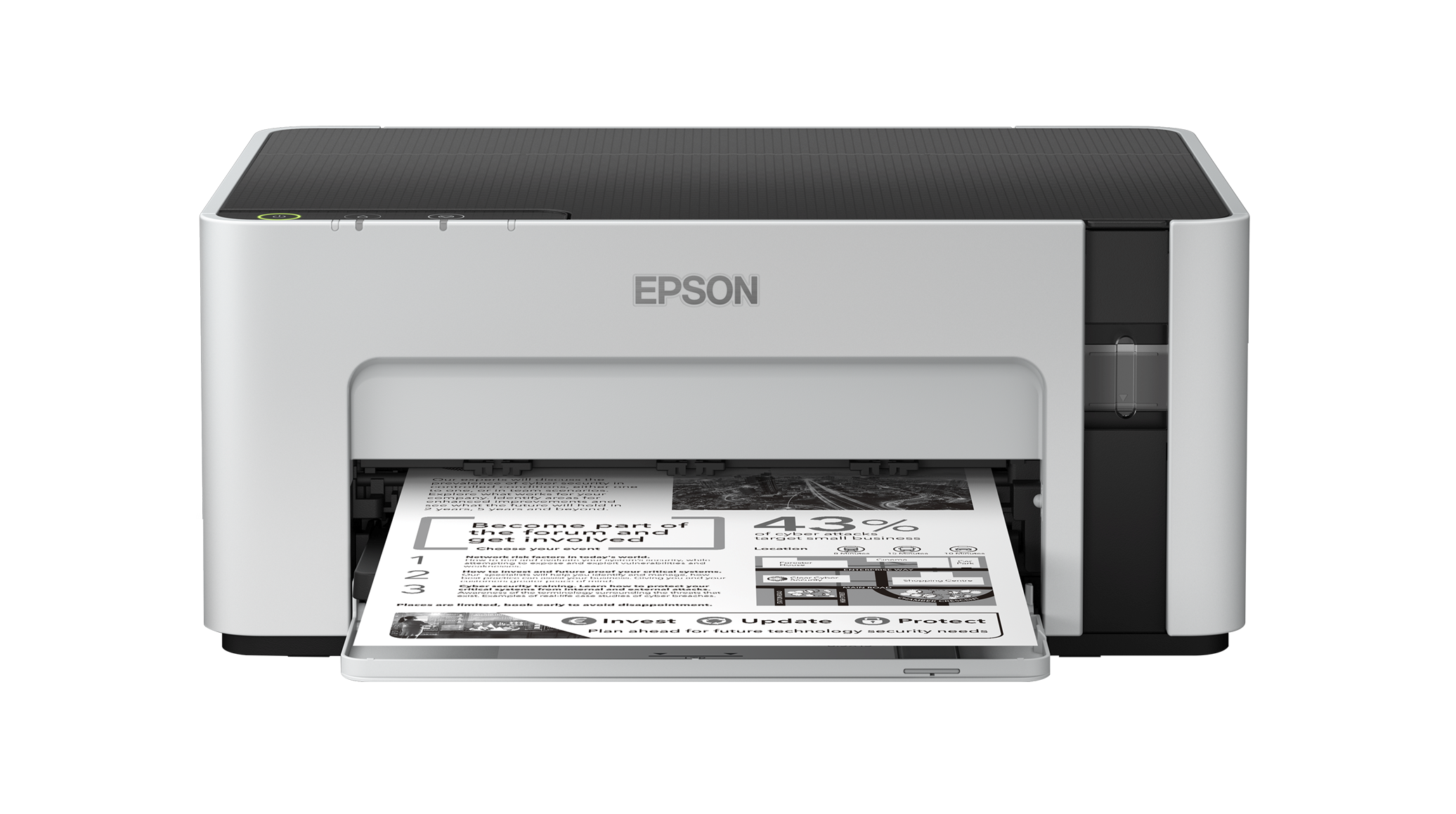 Epson EcoTank ET-M1170 against a white background