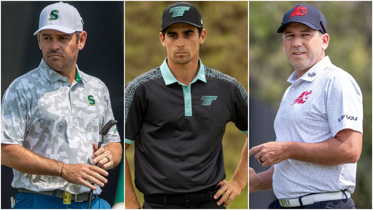 Louis Oosthuizen =, Joaquin Niemann and Sergio Garcia