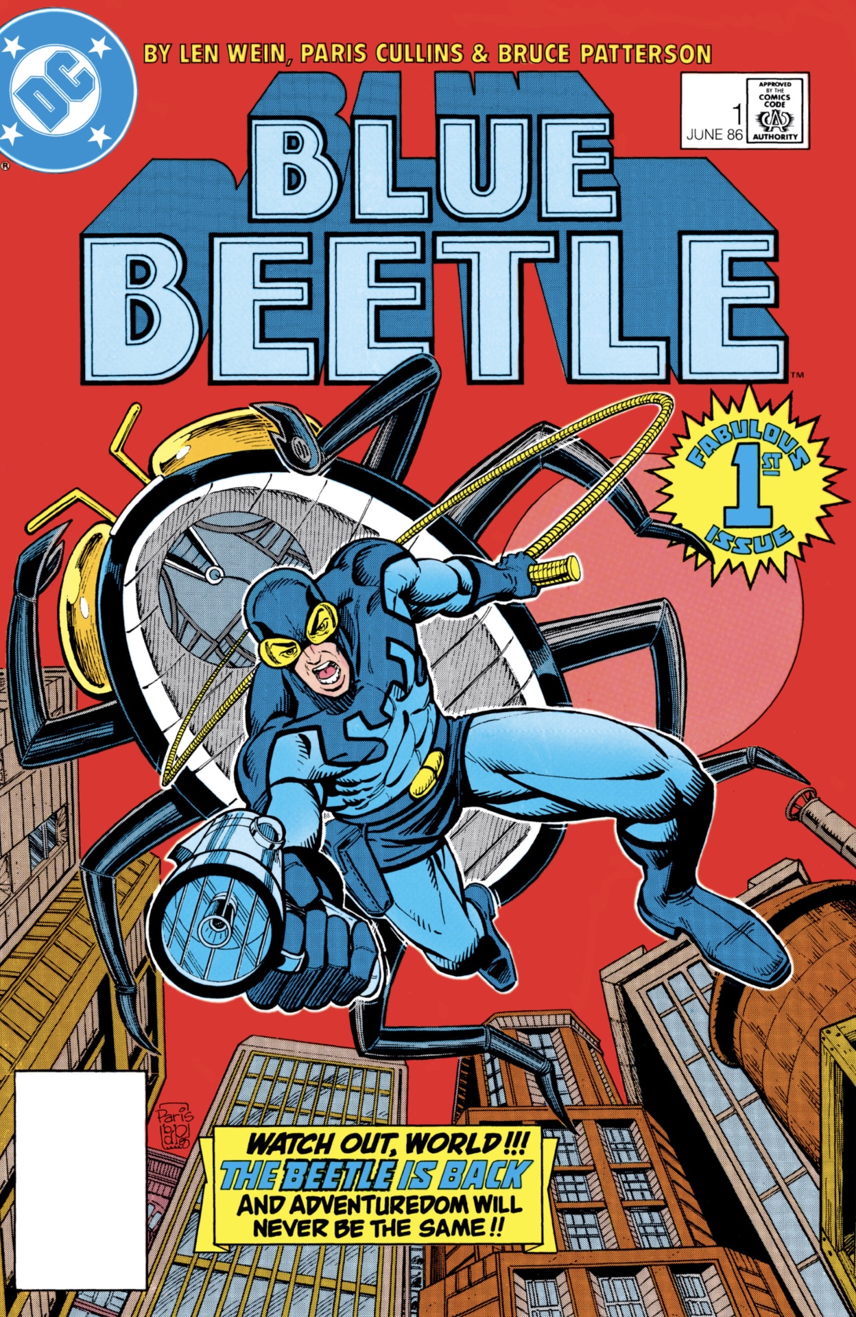 Blauer Käfer in Comics