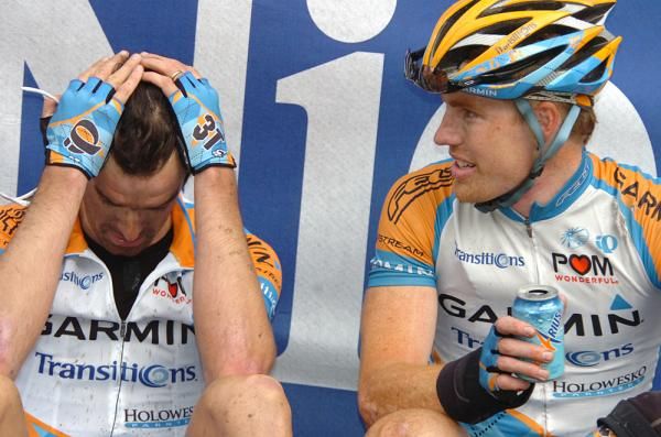 David Millar and Tyler Farrar (Garmin-Transitions) discuss the race.