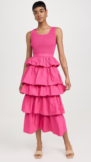 Pink maxi dress