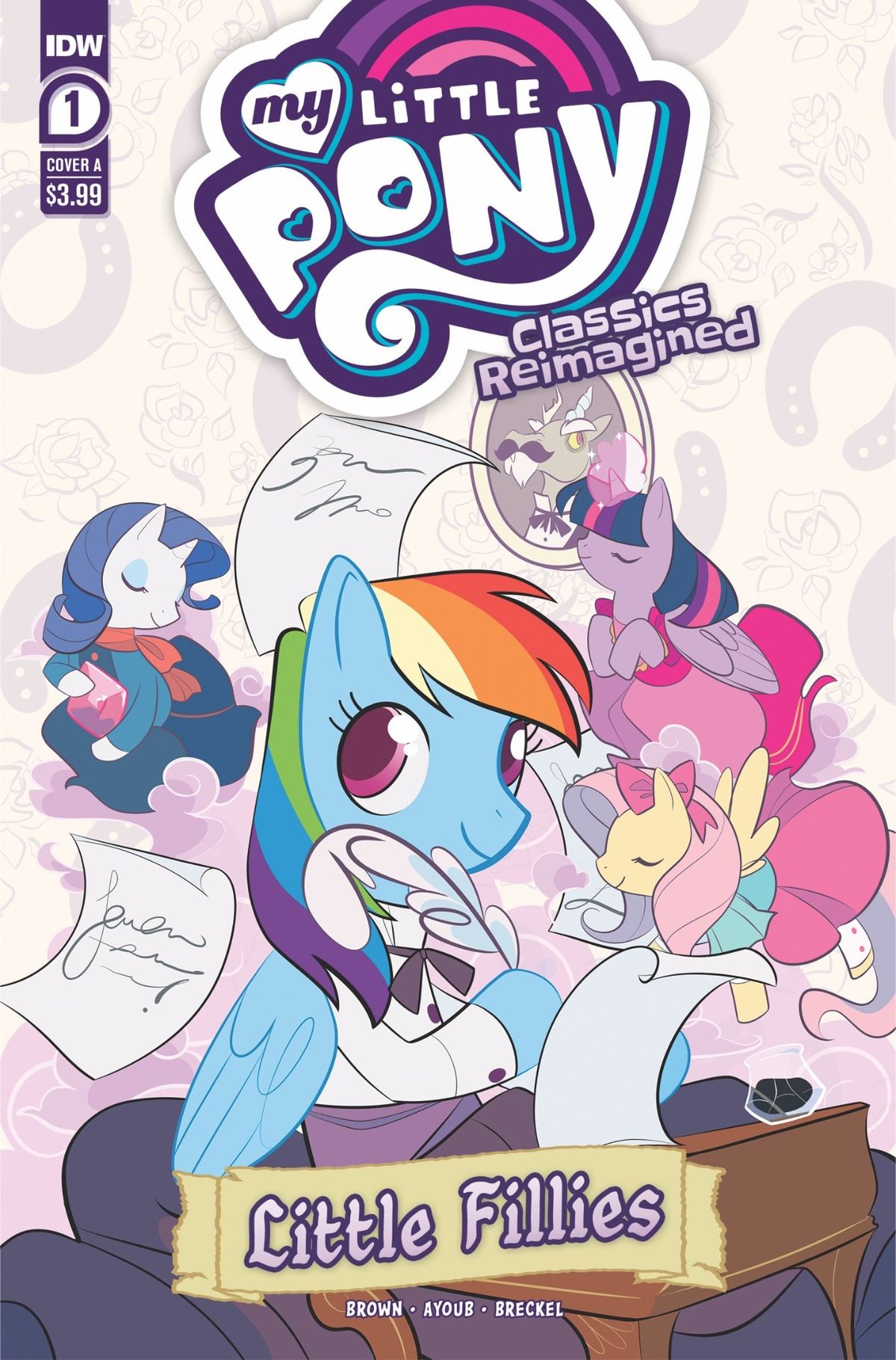 My Little Pony: Classics Reimagined &ndash; Little Fillies #1 cover by Jenna Ayoub