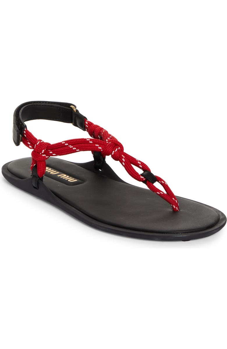 Riviere Cord & Leather Sandal