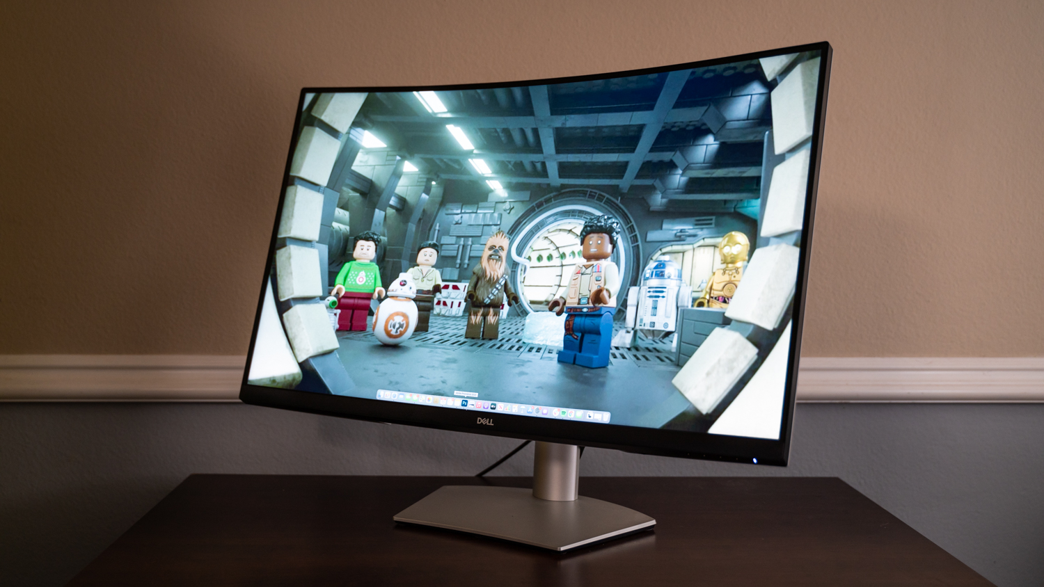 dell 4k s3221qs curved monitor review