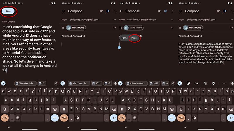 How to edit copied text in Android 13 | Android Central