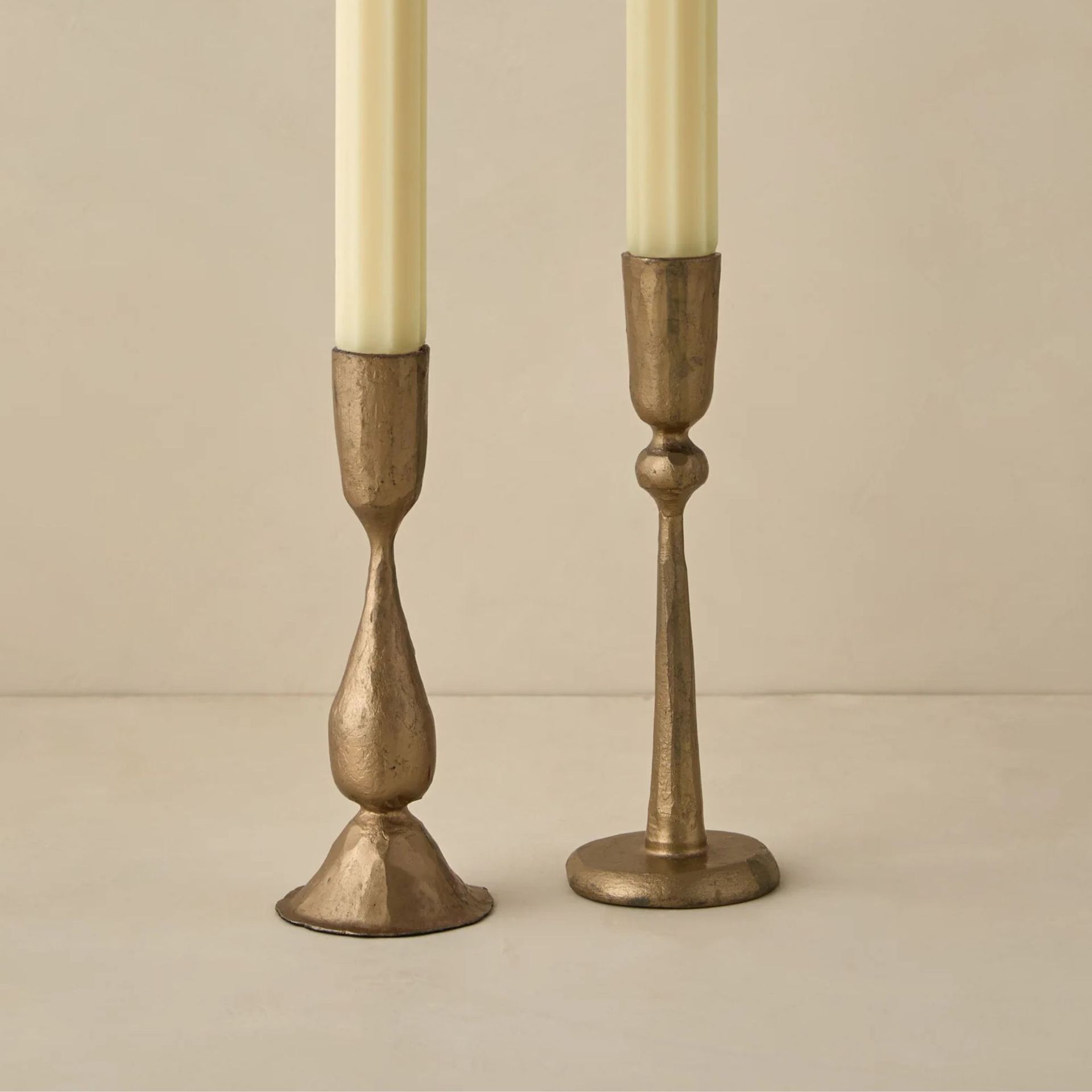 Hand-Forged Iron Taper Holder