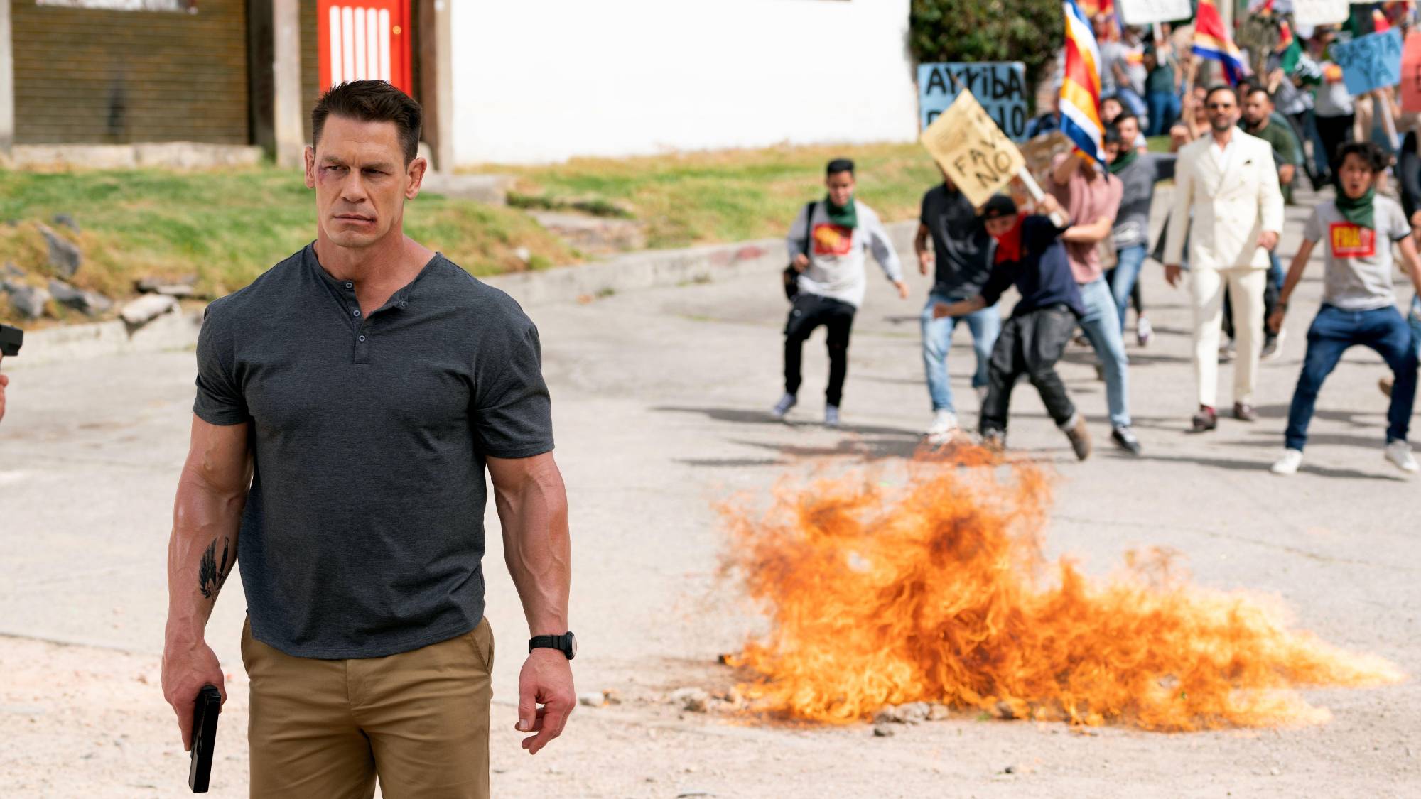 John Cena as Mason Pettitsin "Freelance"