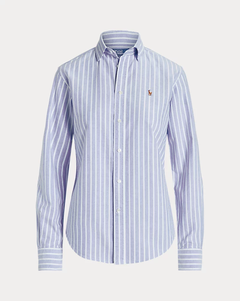 Slim Fit Striped Oxford Shirt