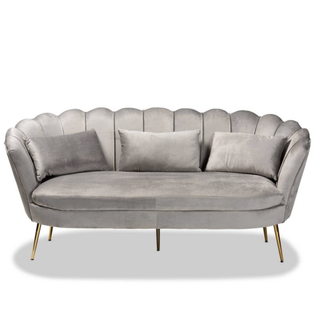 Genia velvet sofa