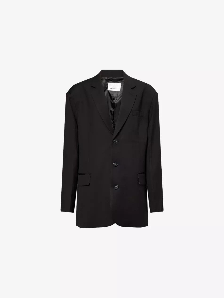 Gelso Oversized Woven Blazer