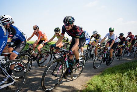 Alena Amialiusik (CANYON//SRAM Racing) at the 123 km Stage 3 of the Boels Ladies Tour 2016