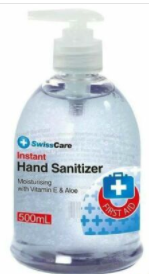 Large 500ml Hand Sanitiser SwissCare Instant Gel 70% Alcohol | AU$18.95 at Zasel