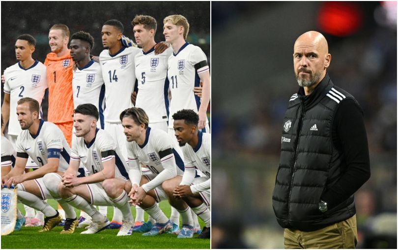 LONDON, ENGLAND - SEPTEMBER 10: Players of England pose for a team photo prior to the UEFA Nations League 2024/25 League B Group B2 match between England and Finland at Wembley Stadium on September 10, 2024 in London, England. (Photo by Justin Setterfield - The FA/The FA via Getty Images)