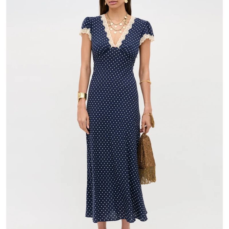RIXO, Clarice Midi Dress