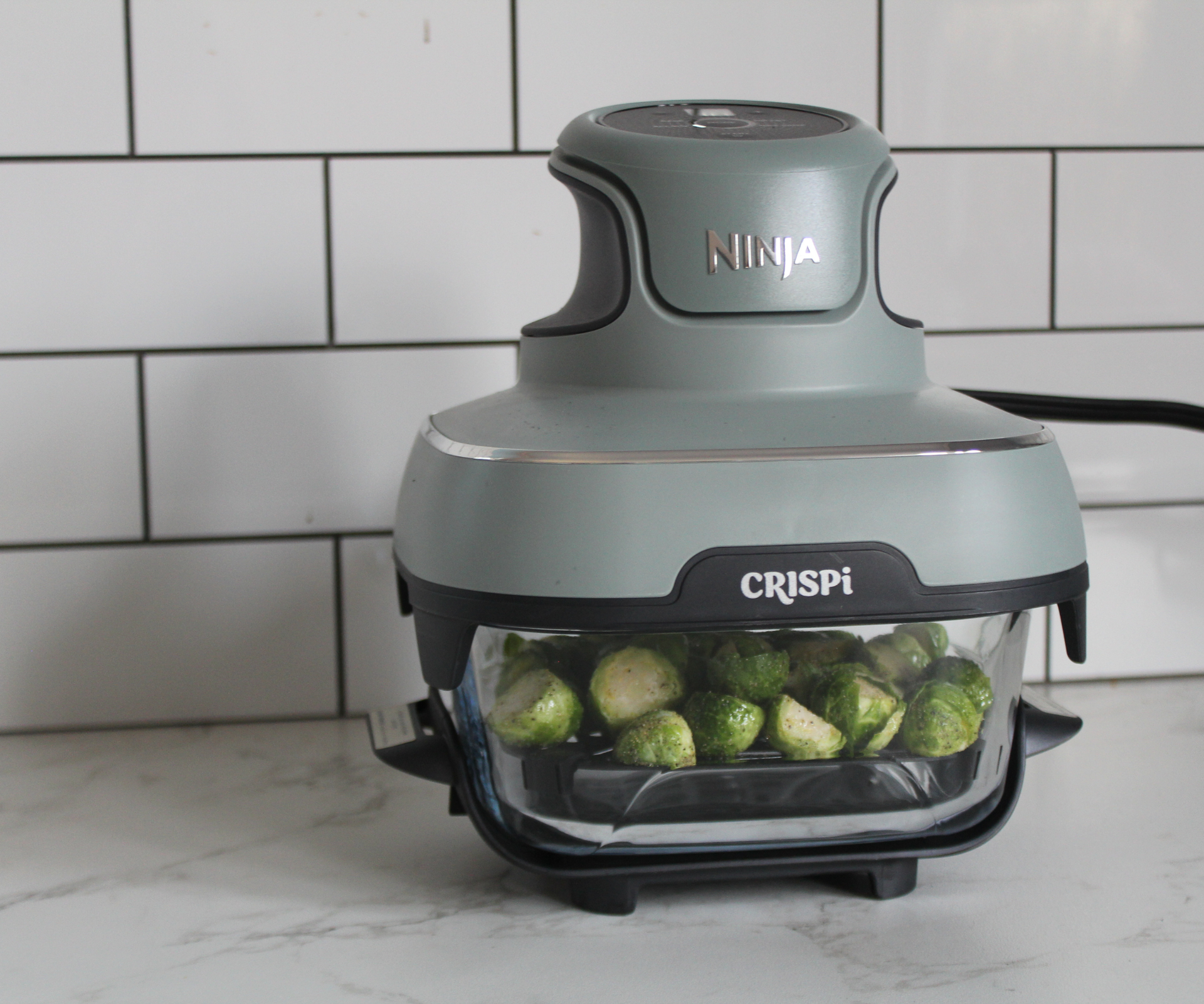Ninja Crispi Portable Glass Air Fryer in the test kitchen